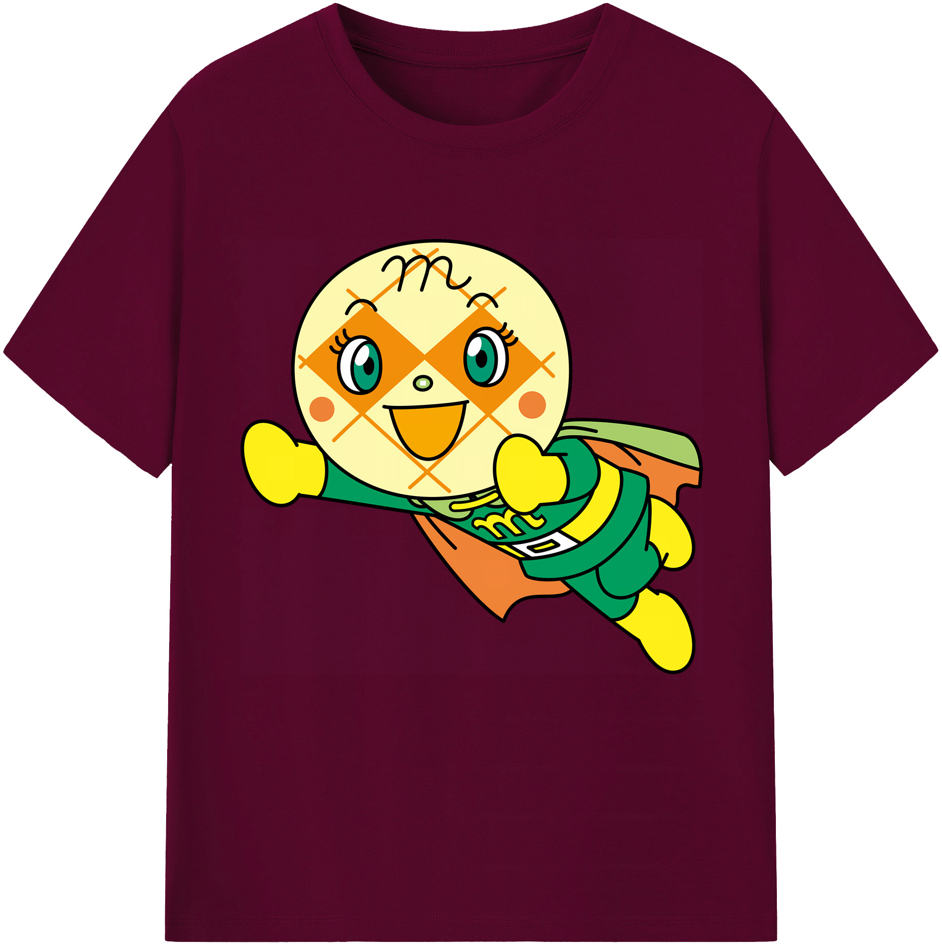 （画像用） アンパンマン Anpanman レディースカジュアルプリントTシャツ（綿100％）